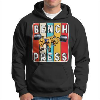 Bench Press Monster Power Gym Training Plan Chest Workout Hoodie - Monsterry AU