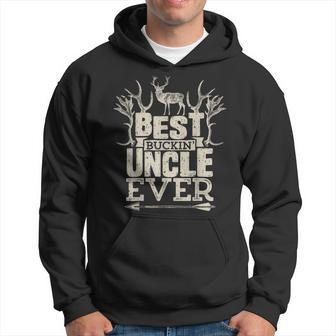 Best Buckin Uncle Ever T Hunting Hunter Bucking Gift Hunter Funny Gifts Hoodie | Mazezy AU