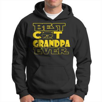 Best Cat Grandpa Ever Father Hoodie | Mazezy