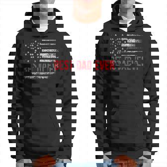 Best Dad Ever Us American Flag Gifts Fathers Day Dad Hoodie | Mazezy