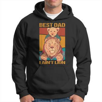 Best Dad Funny Fathers Day Lion For Daddy Gift For Mens Hoodie | Mazezy
