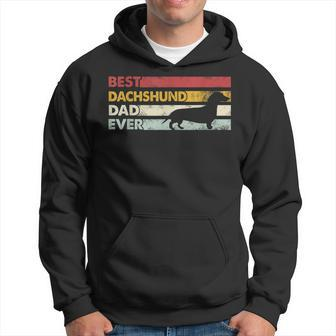 Best Dog Dad Ever - Father Wiener Sausage Dog Dachshund Hoodie - Seseable