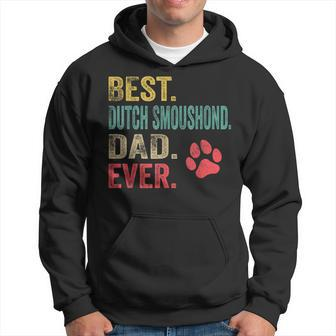 Best Dutch Smoushond Dad Ever Vintage Father Dog Lover Hoodie | Mazezy