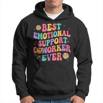 Best Emotional Support Coworker Ever Hoodie - Thegiftio UK