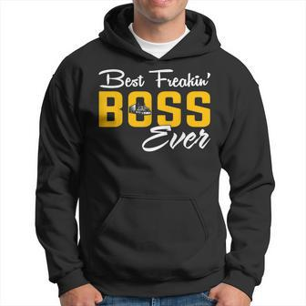 Best Freakin Boss Ever Trucker Gift For Father Day Gift For Mens Hoodie | Mazezy