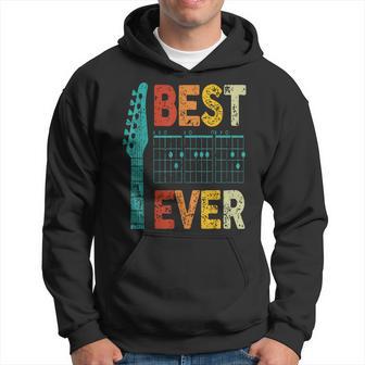 Best Guitar Dad Ever Chords Best Dad Guitar Guitar Dad Hoodie - Thegiftio UK