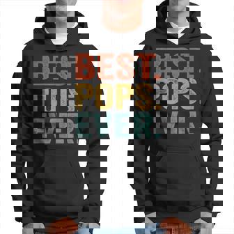 Best Pops Ever Vintage Dad Worlds Greatest Fathers Day Gift For Mens Hoodie | Mazezy