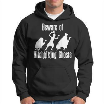 Beware Of Hitchhiking Ghosts Halloween Hoodie - Monsterry