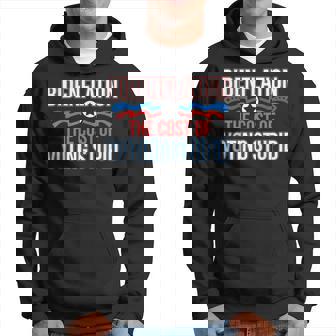 Biden Flation The Cost Of Voting Stupid Anti Biden 4Th July Hoodie | Mazezy
