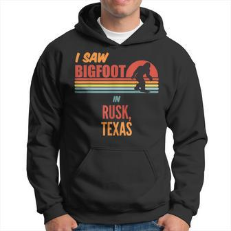 Bigfoot Lives In Rusk Texas Hoodie | Mazezy