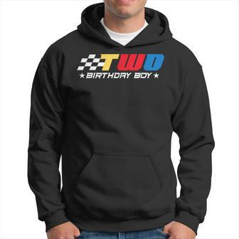 Birthday Boy 2 Two Race Car 2Nd Racing Pit Crew Driver Hoodie | Mazezy
