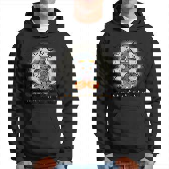 Black Cat Pumpkins Halloween Vintage Scary Costume Halloween Funny Gifts Hoodie | Mazezy