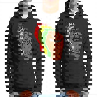 Black History Fist Junenth Black Freedom African American Hoodie | Mazezy