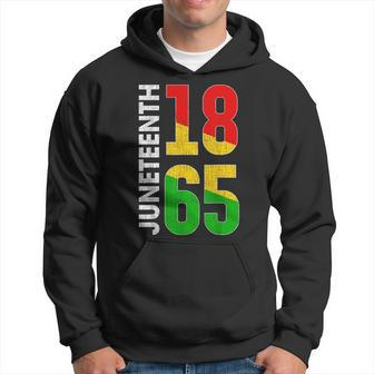 Black Proud African American For Junenth Day 1865 Freedom Hoodie | Mazezy