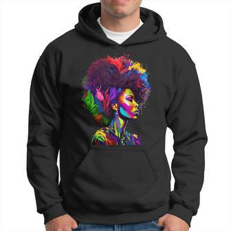 Black Queens Colorful Afro Ii Hoodie | Mazezy AU