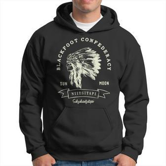 Blackfoot Confederacy American Indian Pride Chief Respect Hoodie | Mazezy