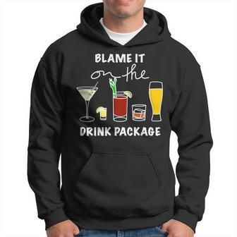 Blame It On The Drink Package IT Funny Gifts Hoodie | Mazezy