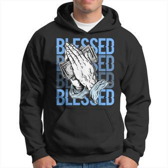 Blessed Matching To Shoe 1 Unc Toe Hoodie | Mazezy