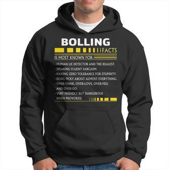 Bolling Name Gift Bolling Facts V2 Hoodie - Seseable
