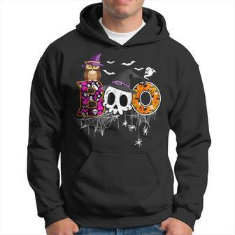 Boo Skull Own Witch's Hat And Ghost Halloween Costume Hoodie - Monsterry UK