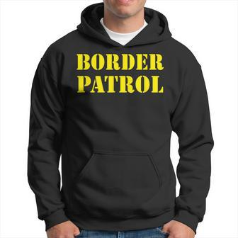 Border Patrol Military Police Customs Immigration Costume Hoodie | Mazezy