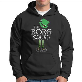 Borg Name Gift The Borg Squad Leprechaun Hoodie - Seseable