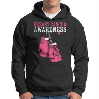 Breast Cancer Awareness Pink Boxing Gloves Survivor Warrior Hoodie