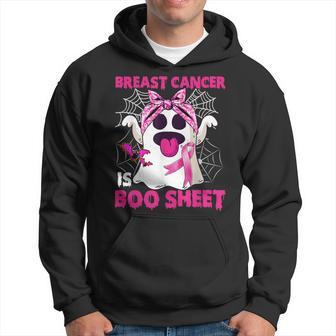 Breast Cancer Is Boo Sheet Halloween Ghost Pink Ribbon Hoodie - Monsterry UK