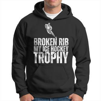 Broken Rib My Ice Hockey Trophy Injury Survivor Hoodie | Mazezy DE
