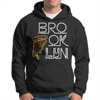 Brooklyn Pizza Neon Sign Hoodie | Mazezy