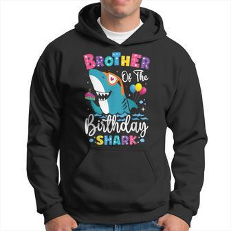 Brother Of The Shark Birthday Big Bro Matching Family Hoodie - Monsterry UK