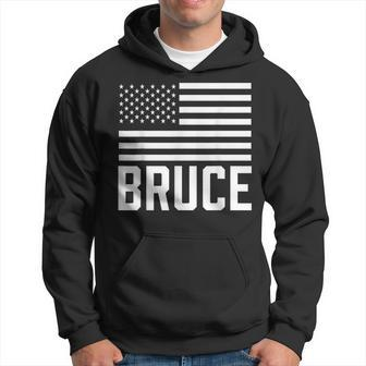 Bruce Birthday Forename Name Personalized Usa Hoodie - Seseable