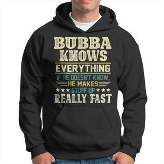 Bubba Knows Everything Persian Grandfather Grandad Gift For Mens Hoodie - Seseable