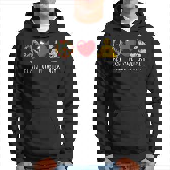 Buddha Love Peace Buddhist Zen Yoga Meditation Dao Mantra Hoodie | Mazezy