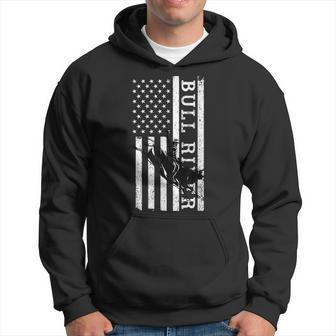 Bull Rider Bull Riding Cowboy Rodeo American Us Ranch Gift Rodeo Funny Gifts Hoodie | Mazezy