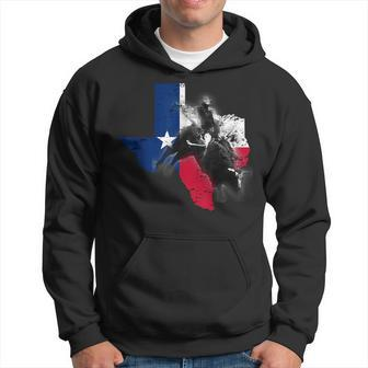 Bull-Riding For Men Texas Ranch Rider Cowboy Texan Lone Star Texas Funny Designs Gifts And Merchandise Funny Gifts Hoodie | Mazezy AU