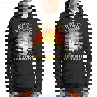 Burnt Out But Optimistic Retro Vintage Sunset Hoodie - Monsterry