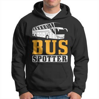 Bus Spotter Bus Spotting Busing Enthusiast Bus Spotter Hoodie | Mazezy