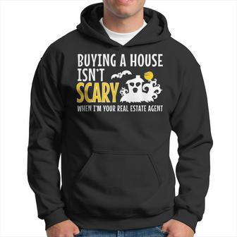 Buying A House Isnt Scary Real Estate Agent Halloween Hoodie - Thegiftio UK
