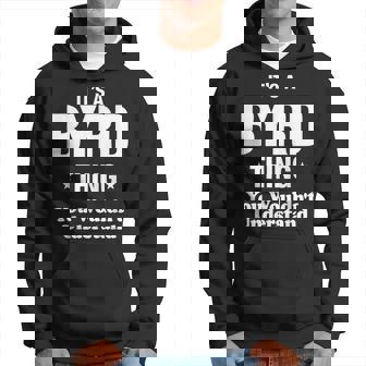 Byrd Thing Name Family Reunion Funny Family Reunion Funny Designs Funny Gifts Hoodie | Mazezy