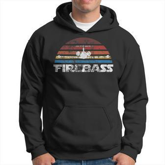 C-21 Learjet Firebass Vintage Sunset Airplane Hoodie | Mazezy
