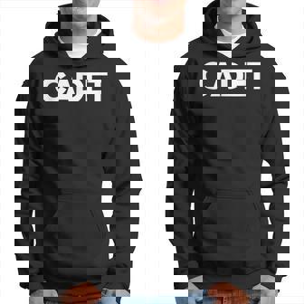 Cadet Job Title Work Uniform Costume Funny Hoodie | Mazezy