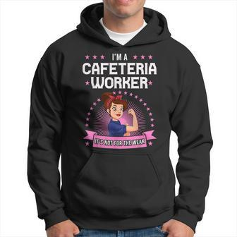 Cafeteria Worker Strong Woman Lunch Lady Food Service Crew Hoodie - Monsterry