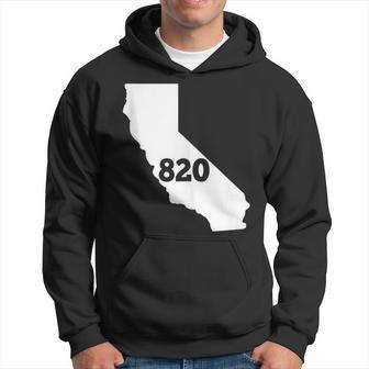 California 820 Area Code Hoodie | Mazezy