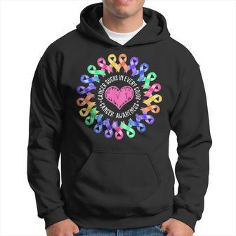 Cancer Sucks In Every Color Fighter Fight Support The Cancer Hoodie - Seseable