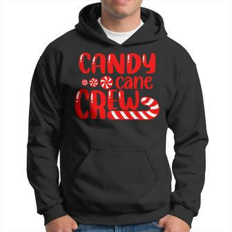 Candy Cane Crew Matching Family Group Candy Lover Pajamas Hoodie - Monsterry