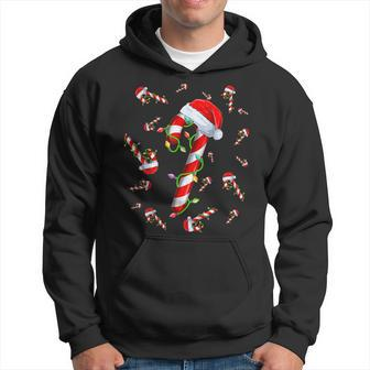 Candy Cane Merry And Bright Red And White Candy Christmas Hoodie - Monsterry AU