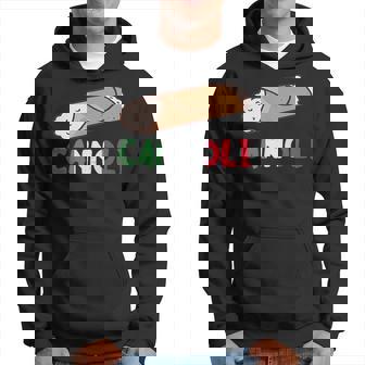 Cannoli Italian Flag Italian Pastries Ricotta Sicily Food Hoodie | Mazezy