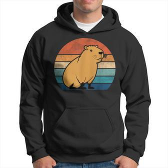 Capybara Vintage Rodent Capybara Hoodie - Seseable