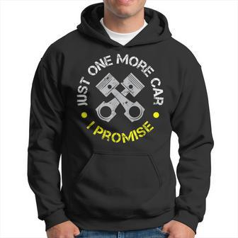 Car Lover Gifts Just One More Car I Promise Gift For Women Hoodie - Thegiftio UK